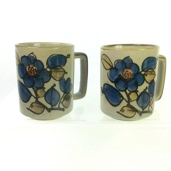 Otagiri Other - Vintage Otagiri Pottery Coffee Mugs 2 Set Boho
